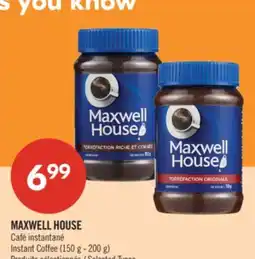 Pharmaprix MAXWELL HOUSE Instant Coffee offer