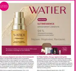 Pharmaprix Watier Ultimessence Advanced Longevity Serum offer