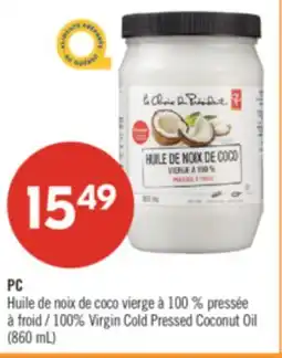 Pharmaprix PC 100% Virgin Cold Pressed Coconut Oil offer