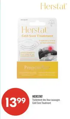 Pharmaprix HERSTAT Cold Sore Treatment offer
