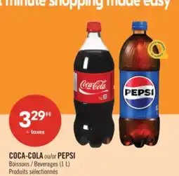 Pharmaprix COCA-COLA or PEPSI Beverages offer
