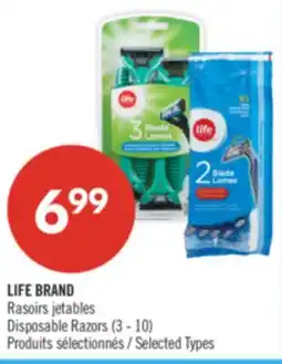 Pharmaprix LIFE BRAND Disposable Razors offer