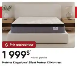 Dormez Vous Matelas Kingsdown Silent Partner X1 Mattress offer