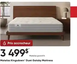 Dormez Vous Matelas Kingsdown Duet Gatsby Mattress offer