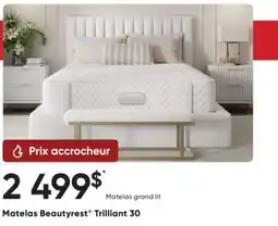 Dormez Vous Matelas Beautyrest Trilliant 30 offer