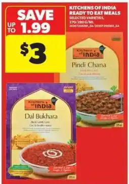 Real Canadian Superstore Kitchens of India Ready to Eat Meals offer
