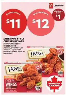 Real Canadian Superstore JANES PUB STYLE CHICKEN WINGS offer