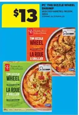 Real Canadian Superstore PC The Sizzle Wheel Shrimp offer