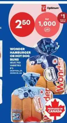 Real Canadian Superstore Wonder Hamburger or Hot Dog Buns offer