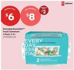 Real Canadian Superstore Everyday Essentials Food Containers offer