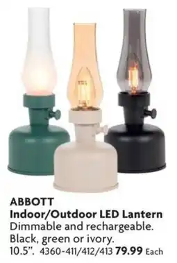 Home Hardware Abbott Indoor/Outdoor LED Lantern offer