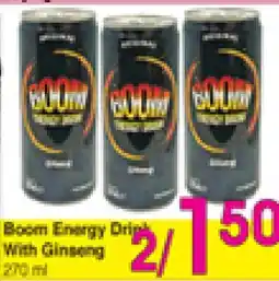 Danforth Food Market Boom Energy Drink offer
