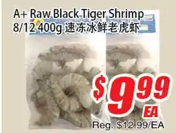WinCo Food Mart A+ Raw Black Tiger Shrimp offer