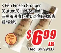 WinCo Food Mart 3 Fish Frozen Grouper offer
