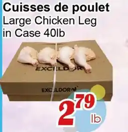 Marche C&T Large Chicken Leg in Case 40lb offer