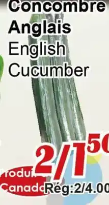 Marche C&T English Cucumber offer