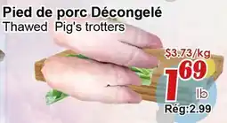 Marche C&T Pied de porc Décongelé offer