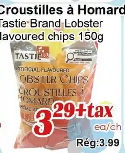 Marche C&T Tastie Brand Lobster flavoured chips offer