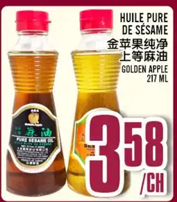 Marché Lian Tai HUILE PURE DE SÉSAME GOLDEN APPLE offer