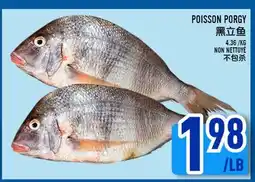 Marché Lian Tai POISSON PORGY offer
