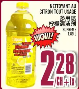 Marché Lian Tai NETTOYANT AU CITRON TOUT USAGE offer