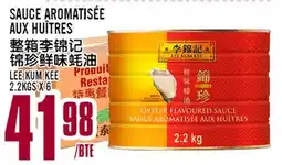 Marché Lian Tai SAUCE AROMATISÉE AUX HUÎTRES offer