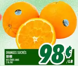 Marché Lian Tai ORANGES SUCRÉS offer