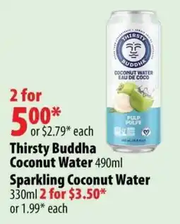 London Drugs Thirsty Buddha Coconut Water Sparkling Coconut Water offer