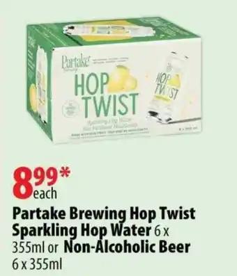 Partake Brewing Hop Twist Sparkling Hop Water