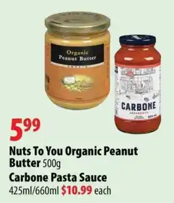 London Drugs Nuts To You Organic Peanut Butter offer