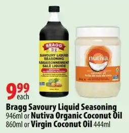 London Drugs Bragg Savoury Liquid Seasoning Nutiva Organic Coconut Oil offer