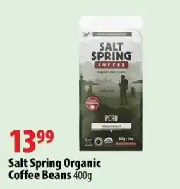 London Drugs Salt Spring Organic Coffee Beans offer