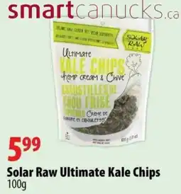 London Drugs Solar Raw Ultimate Kale Chips offer