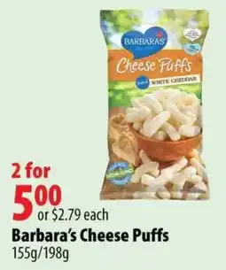 London Drugs Barbara's Cheese Puffs offer