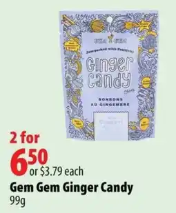 London Drugs Gem Gem Ginger Candy offer