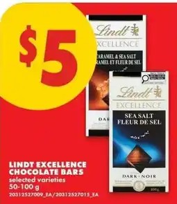 No Frills Lindt excellence chocolate bars offer