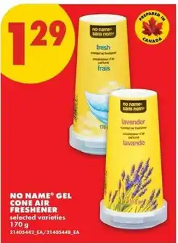 No Frills No Name gel cone air freshener offer