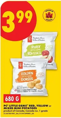 No Frills PC little gems red yellow or mixed mini potatoes offer