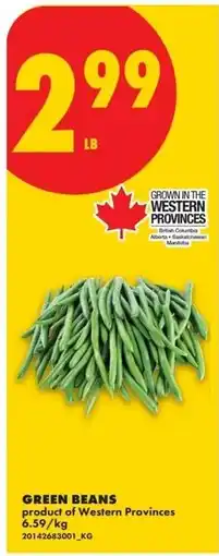 No Frills Green Beans offer