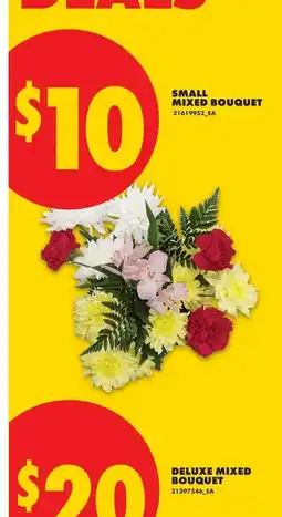No Frills Small mixed bouquet offer