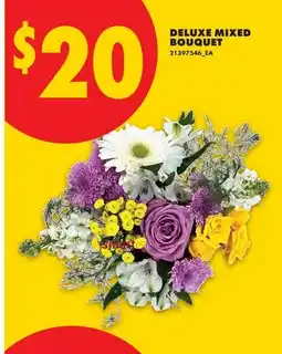 No Frills Deluxe mixed bouquet offer