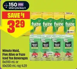 FreshCo Minute Maid, Five Alive or Fuze Iced Tea Beverages offer