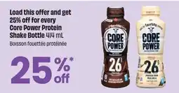 FreshCo Core Power Protein Shake Bottle offer