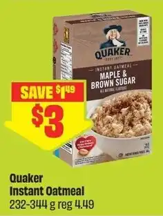 FreshCo Quaker instant oatmeal offer