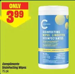 FreshCo Compliments disinfecting wipes offer