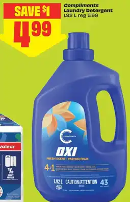 FreshCo Compliments laundry detergent offer