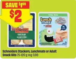 FreshCo Schneiders Stackers, Lunchmate or Adult Snack Kits offer