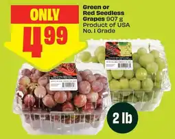 FreshCo Green or Red Seedless Grapes offer