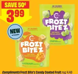 FreshCo Compliments Frozt Bite'z Candy Coated Fruit offer