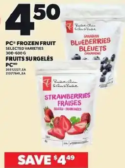 Independent Grocer PC frozen fruit offer